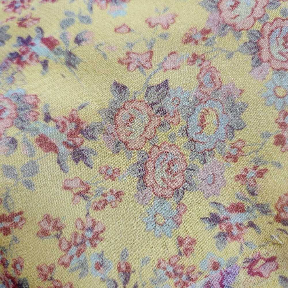 LOVESHACKFANCY Yellow Floral-Print Coralie Dress … - image 4