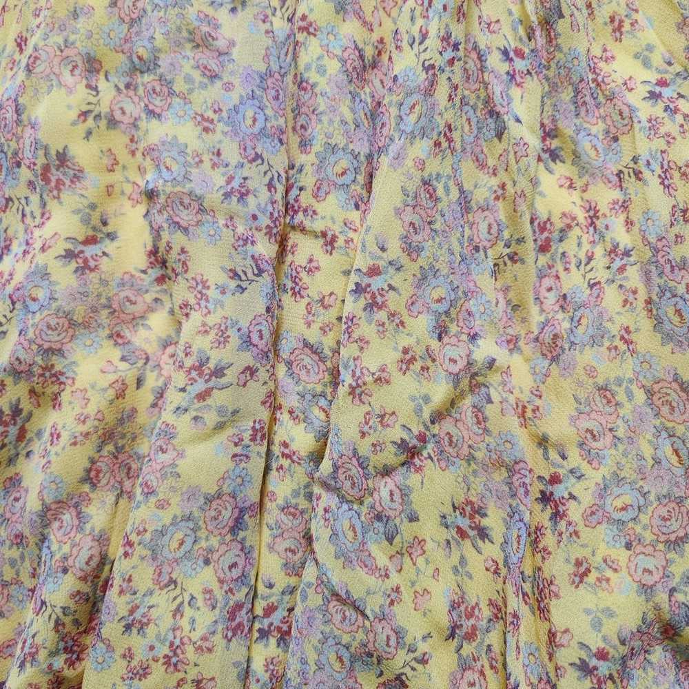 LOVESHACKFANCY Yellow Floral-Print Coralie Dress … - image 7