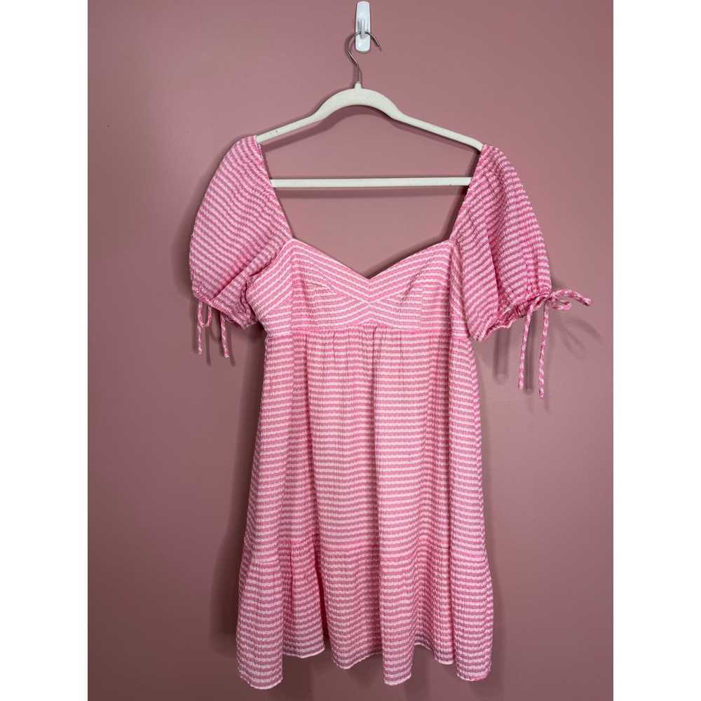 Amanda Uprichard Sicily Dress in Piquette Pink La… - image 2