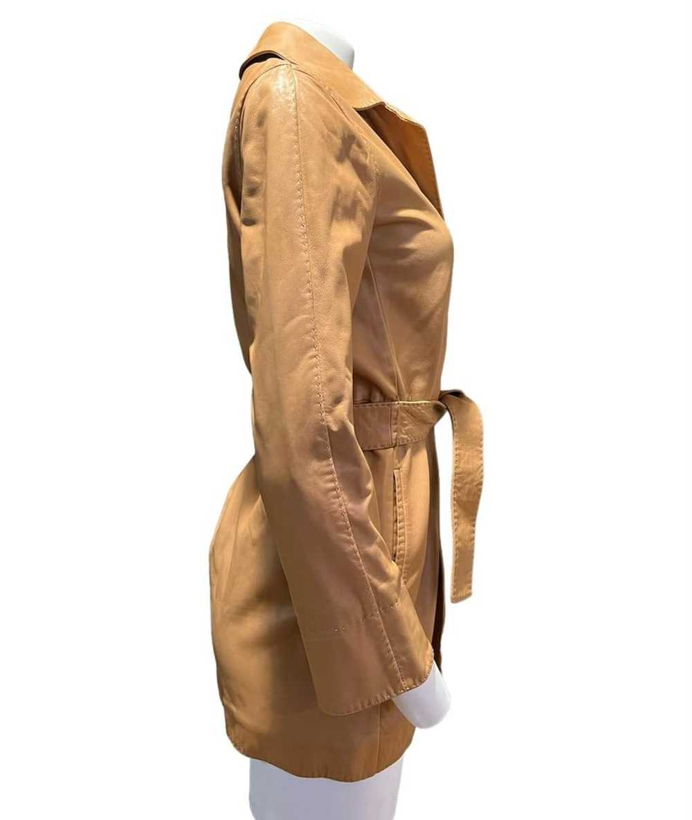 Loro Piana Brown Leather Jacket, Size 38 - image 10