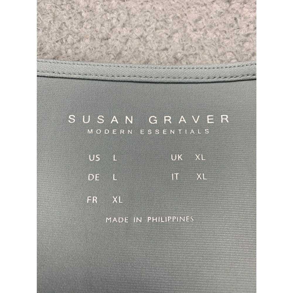 Susan Graver SUSAN GRAVER Blouse Womens Large Tan… - image 3