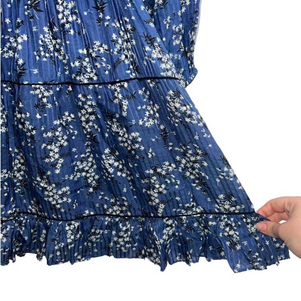 Ulla Johnson Brienne Dress Cornflower Blue Floral… - image 8