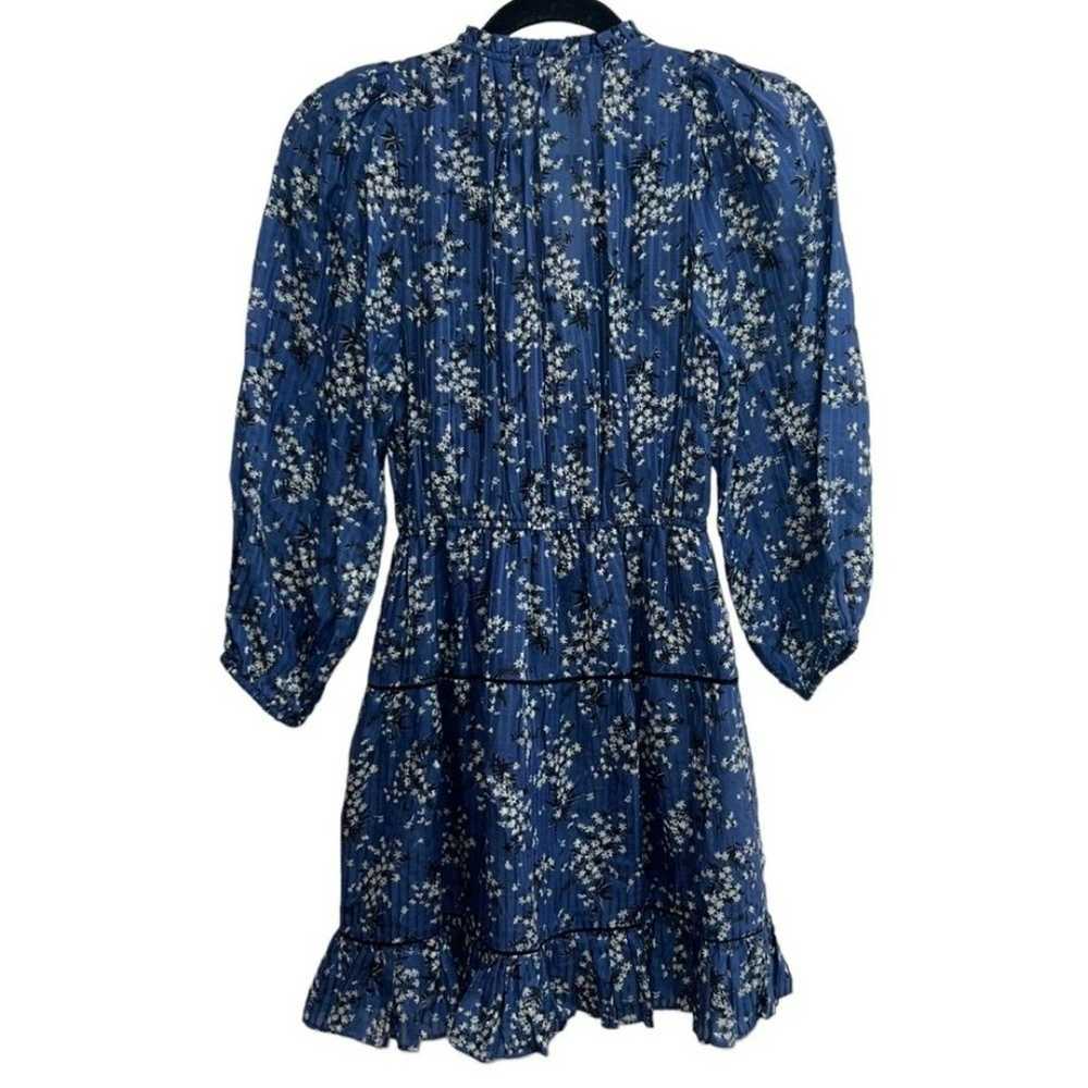 Ulla Johnson Brienne Dress Cornflower Blue Floral… - image 9