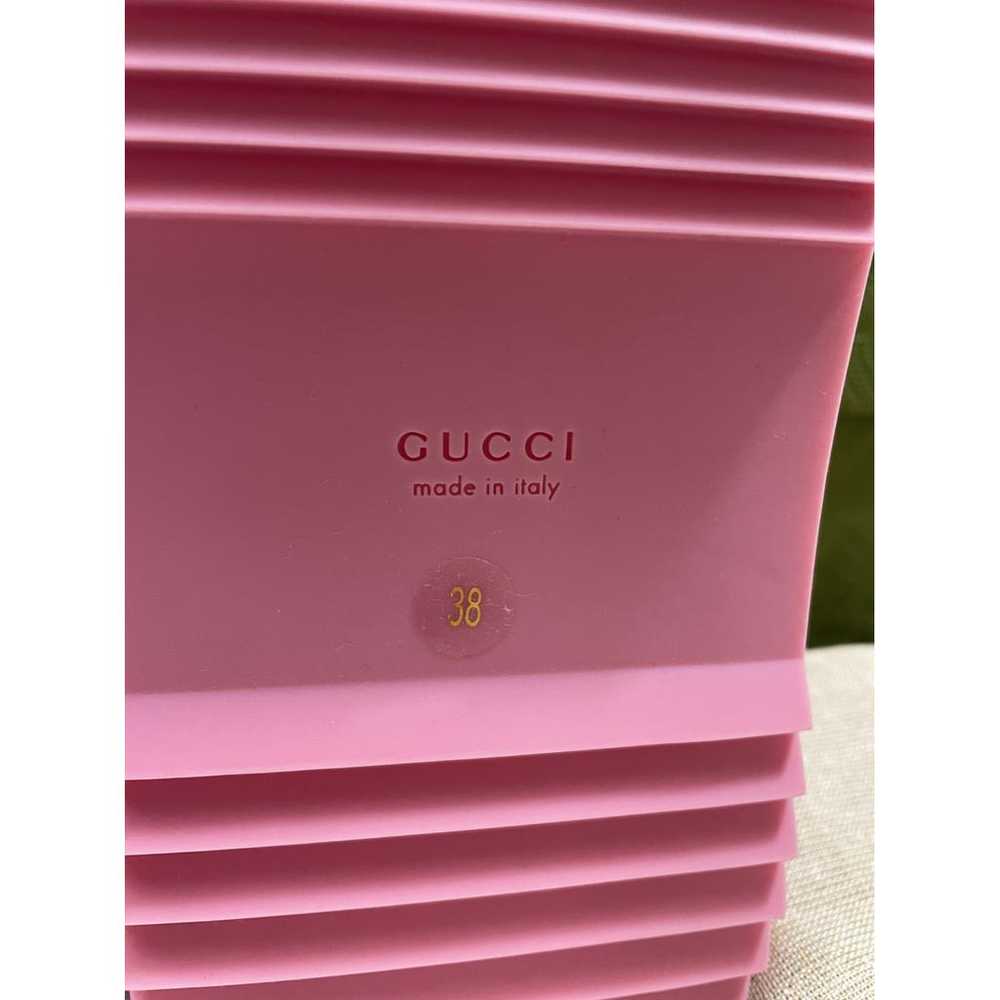 Gucci Double G cloth sandal - image 10