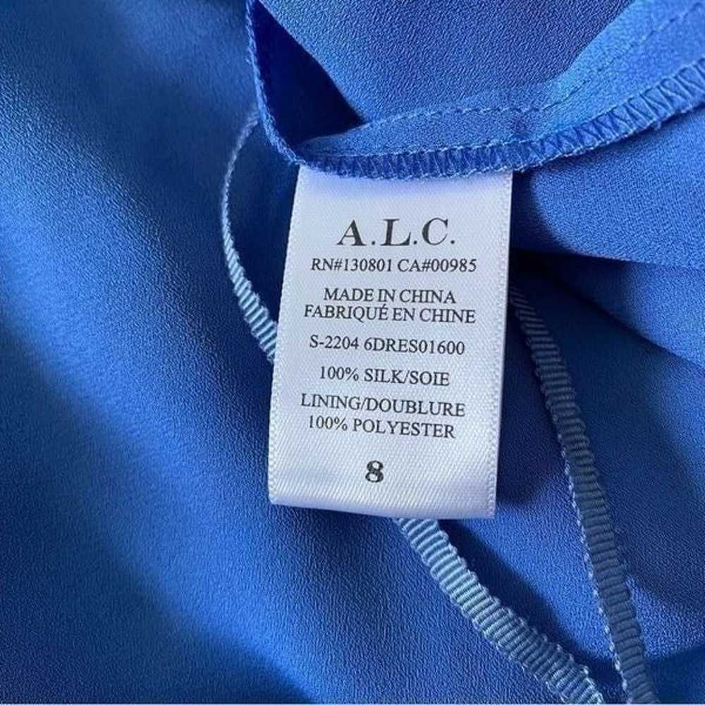 A.L.C. Izzy Blue and Orange Silk Cut-Out Mini Coc… - image 11