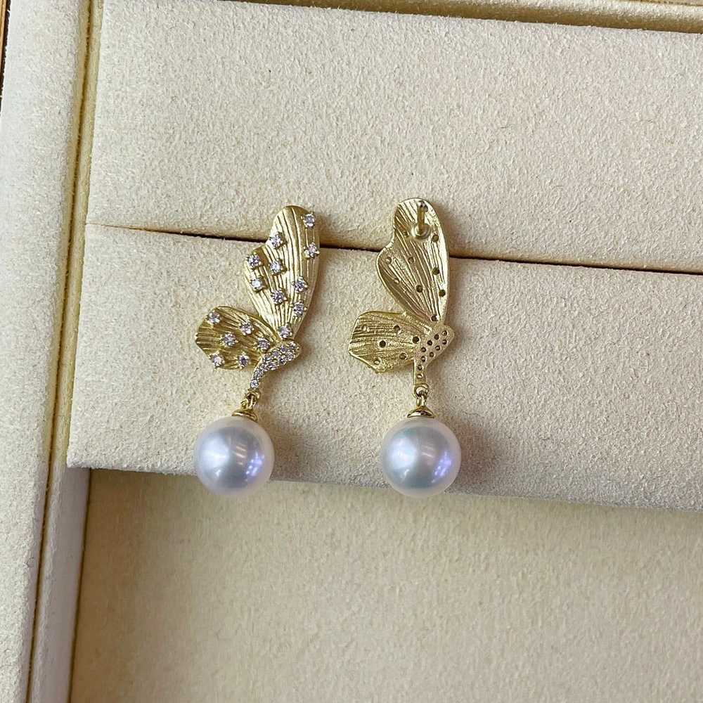 Natural freshwater pearl earrings - image 6
