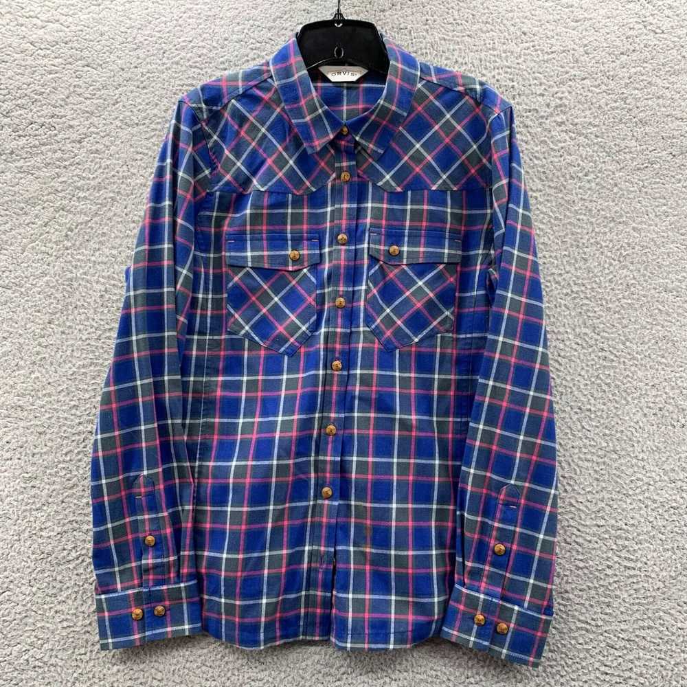 Orvis ORVIS Shirt Mens Medium Button Up Long Slee… - image 1