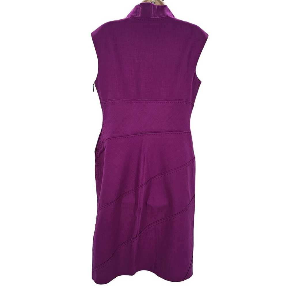 Brioni womans size 12 virgin wool sleeveless coll… - image 5