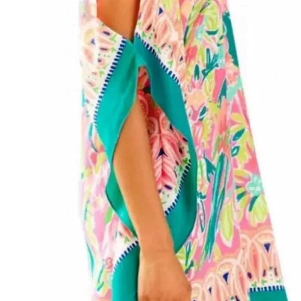 Lilly Pulitzer Atlin Silk Caftan Dress - image 2