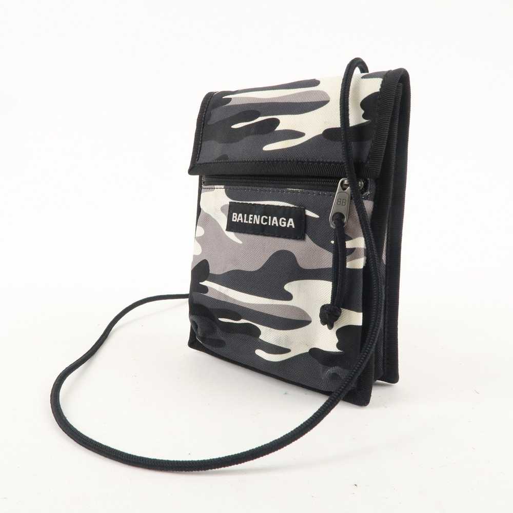 BALENCIAGA Explorer Nylon Shoulder Bag Camouflage… - image 4