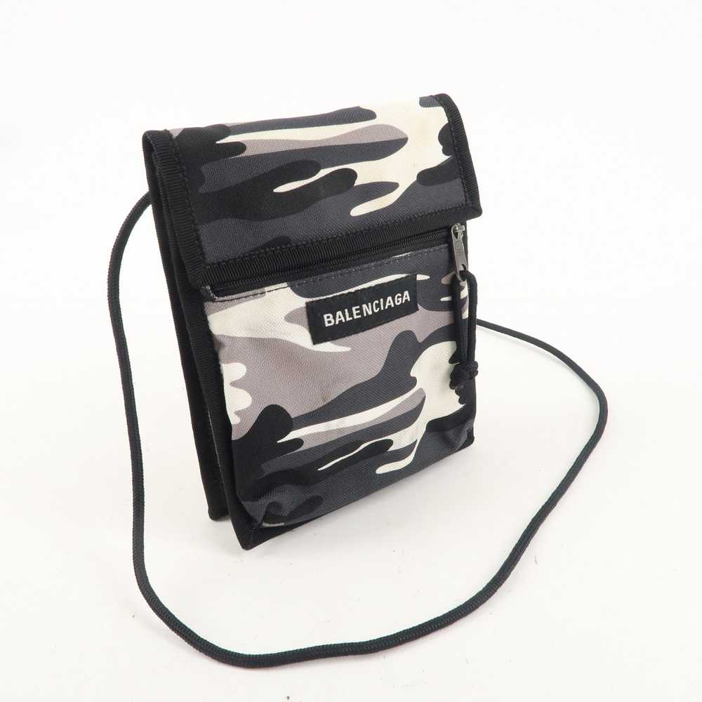 BALENCIAGA Explorer Nylon Shoulder Bag Camouflage… - image 5