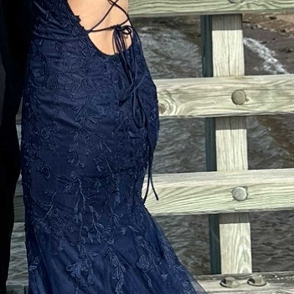 Navy Blue Prom Dress - image 2