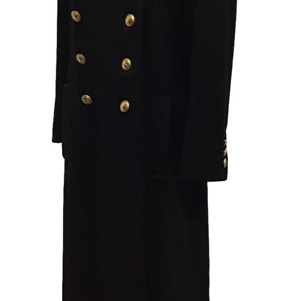 Christian Dior Women Vintage Coat, Black 100% Lam… - image 2