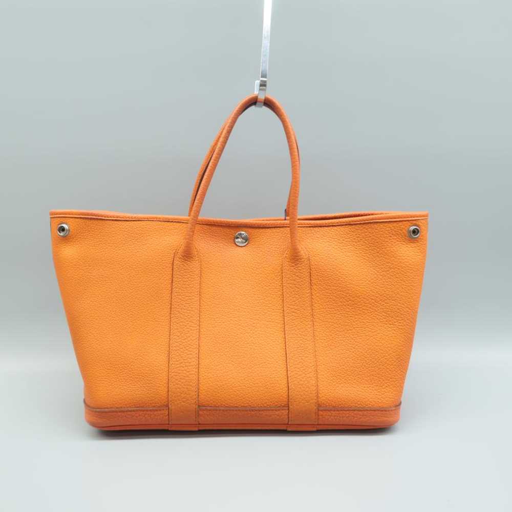 Hermès Garden Party leather tote - image 4