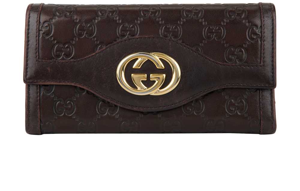 Small Leather Goods Gucci Interlocking G Long Wal… - image 1