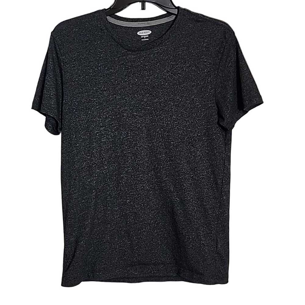 Old Navy Soft-Washed Charcoal Gray Tee, Small - image 1