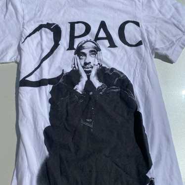 2pac rap tee - image 1