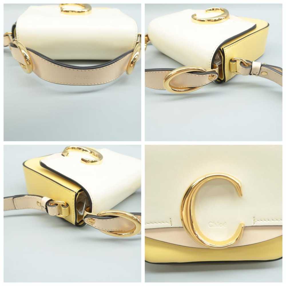 Chloé C leather satchel - image 11