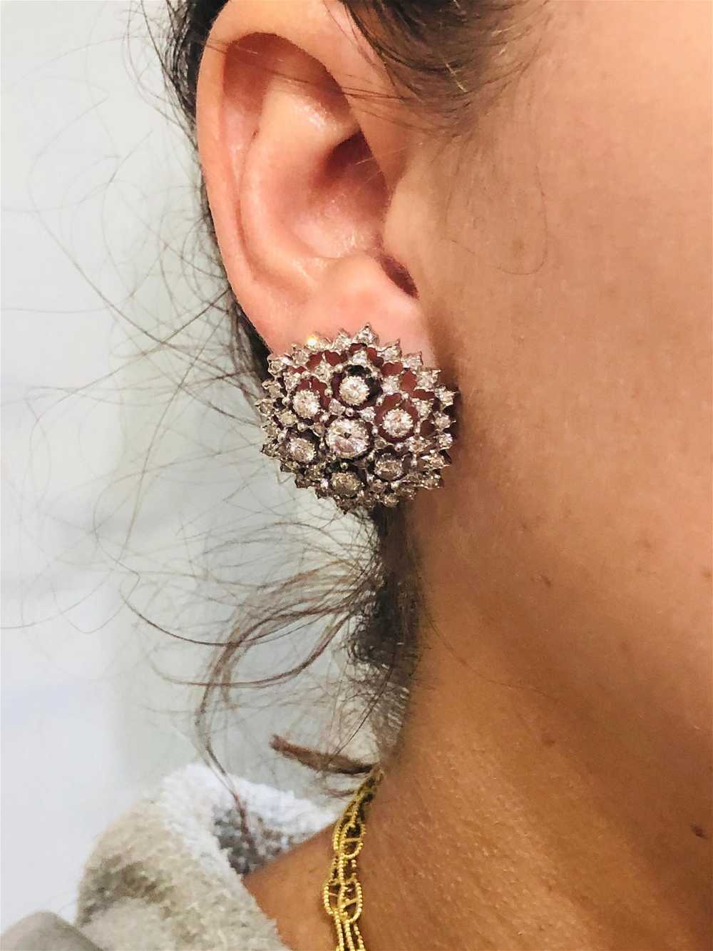 Buccellati Diamond White Gold Earrings - image 2