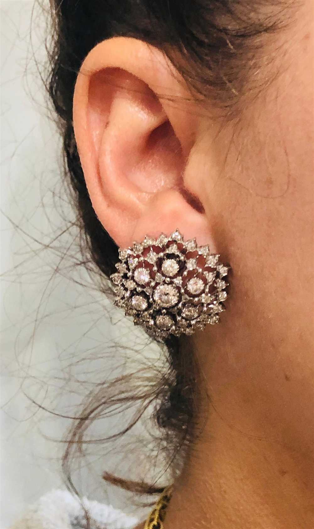 Buccellati Diamond White Gold Earrings - image 8
