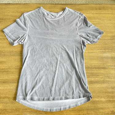 Men’s Grey Lululemon Shirt Low Hem Size Medium - image 1