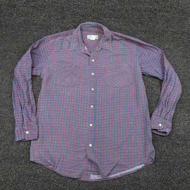 Haband Haband Shirt Adult Medium Red & Blue Plaid… - image 1