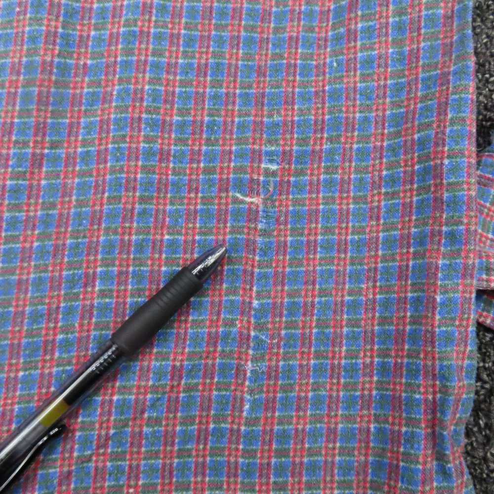 Haband Haband Shirt Adult Medium Red & Blue Plaid… - image 2