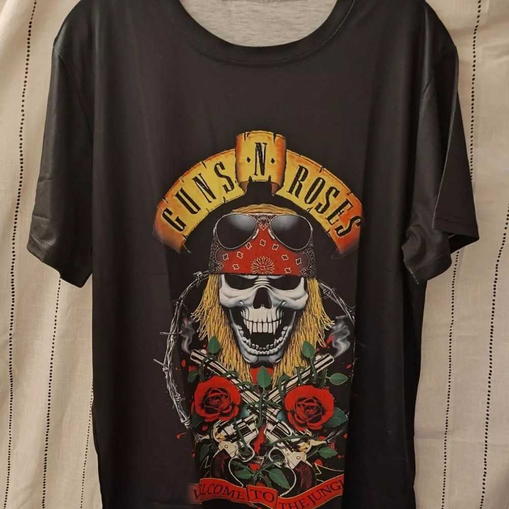 Guns N' Roses Mens Welcome To The Jungle - Logo R… - image 1