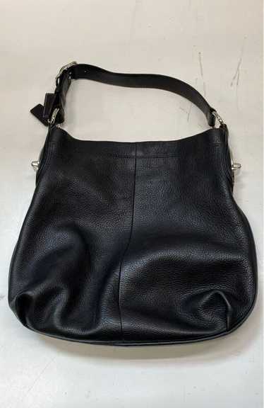 Coach Pebble Leather Penelope Shoulder Bag Black