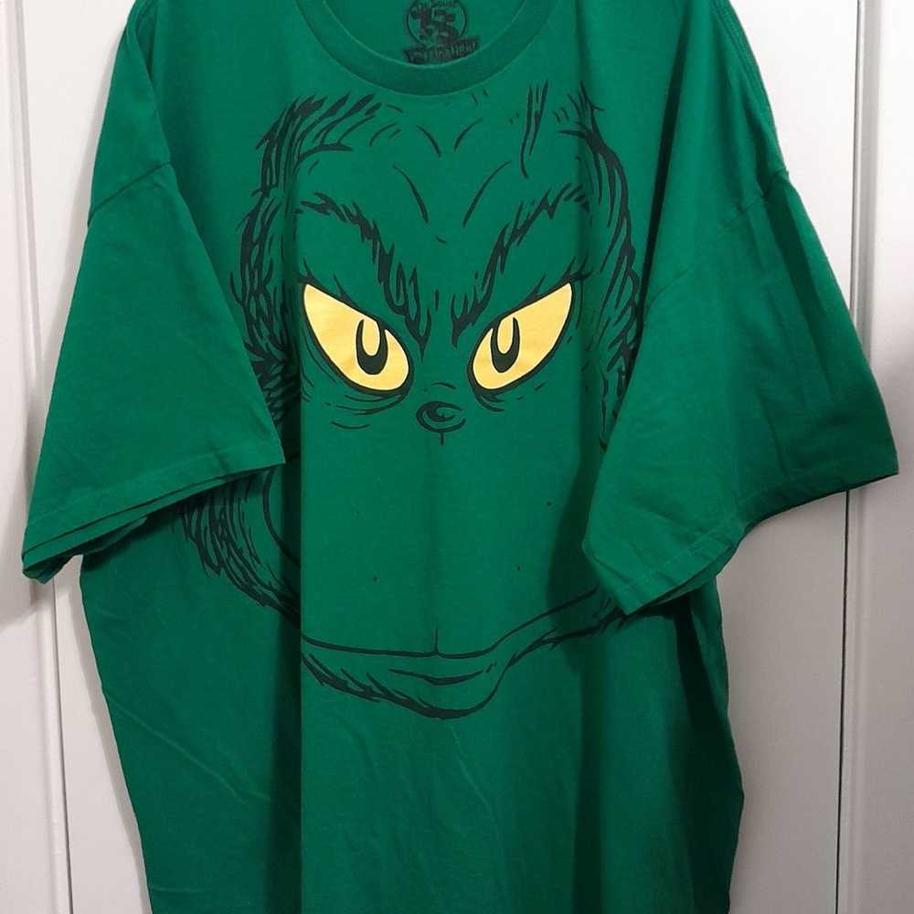 Grinch Face T-Shirt - image 1