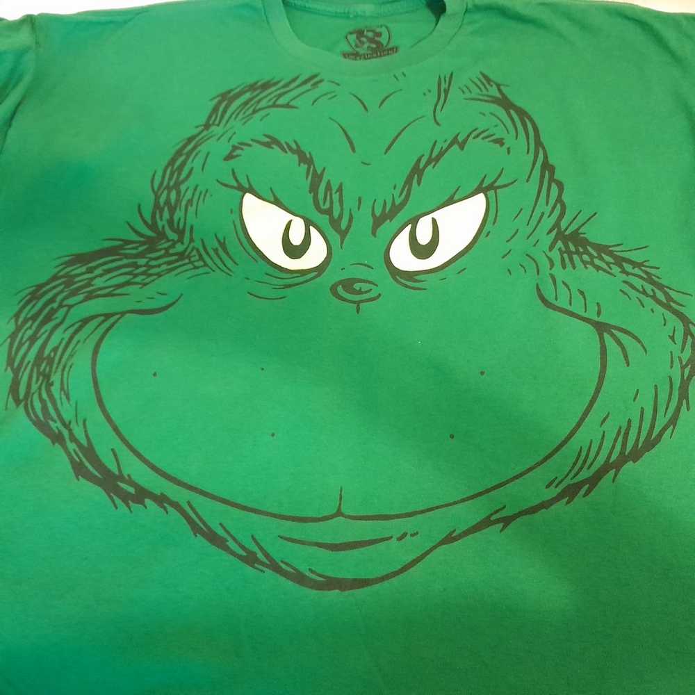 Grinch Face T-Shirt - image 2