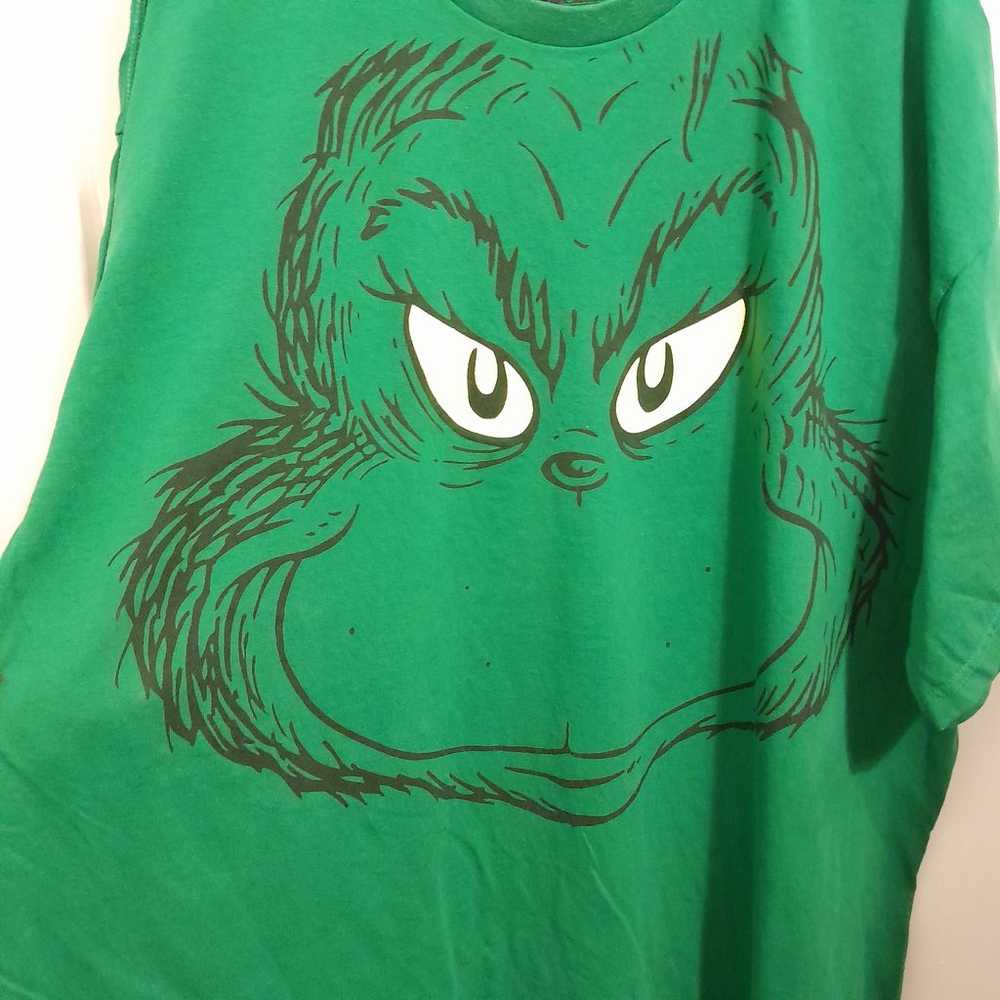 Grinch Face T-Shirt - image 3