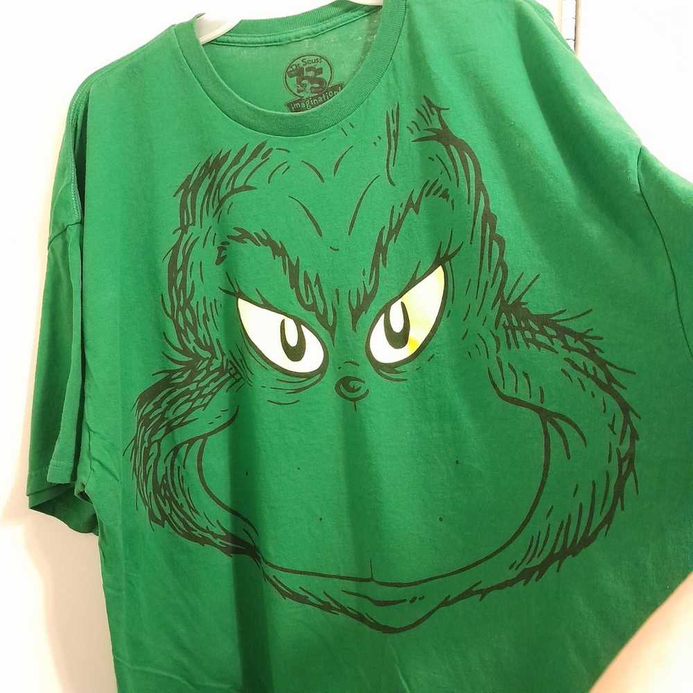 Grinch Face T-Shirt - image 4