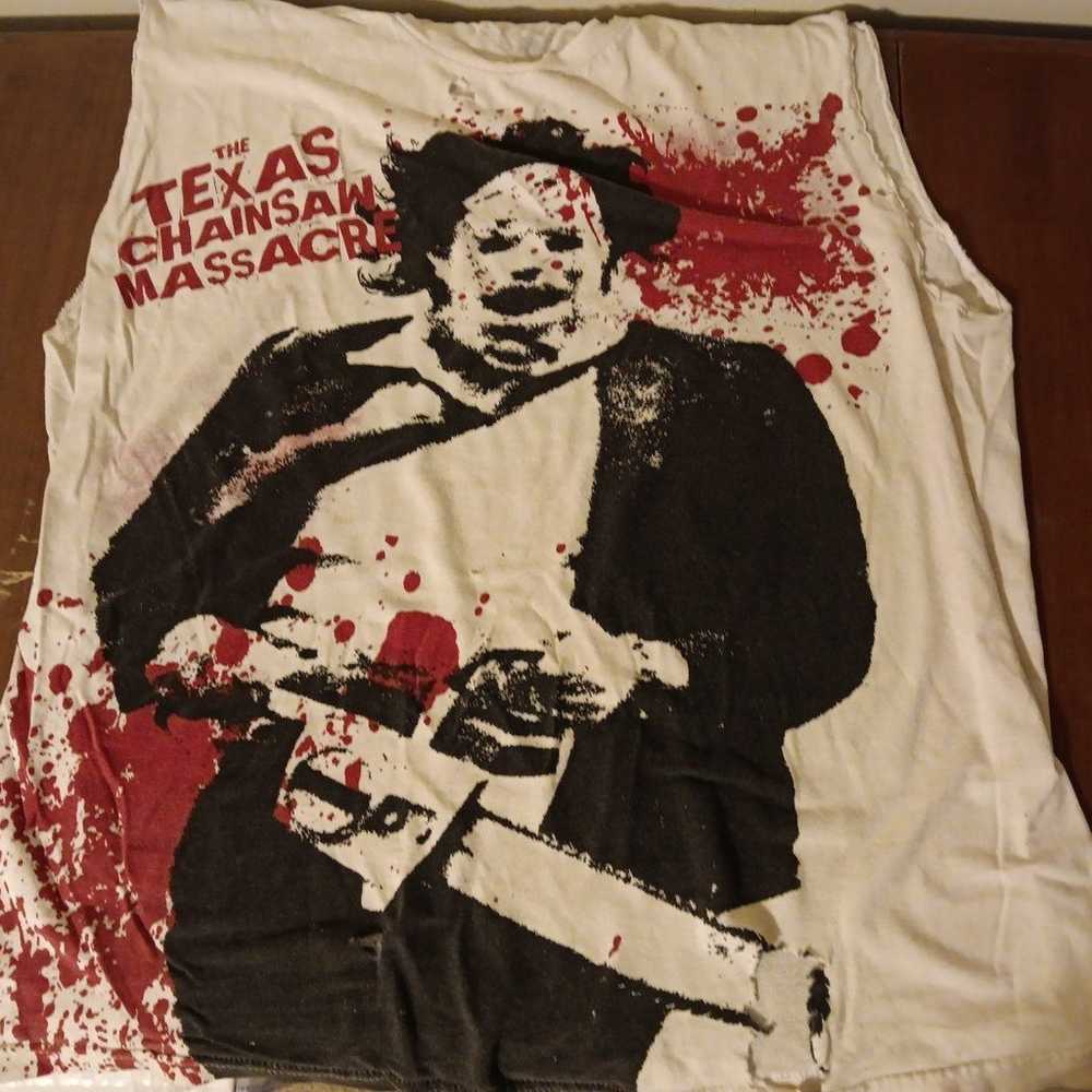 texas chainsaw massacre tank top - image 1