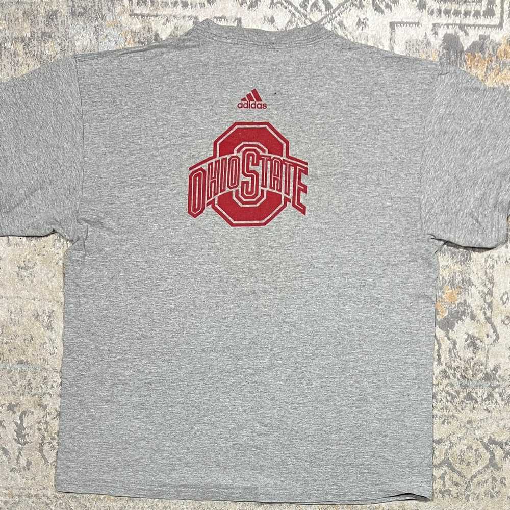 Vintage Adidas Ohio State Buckeyes T-Shirt Footba… - image 5