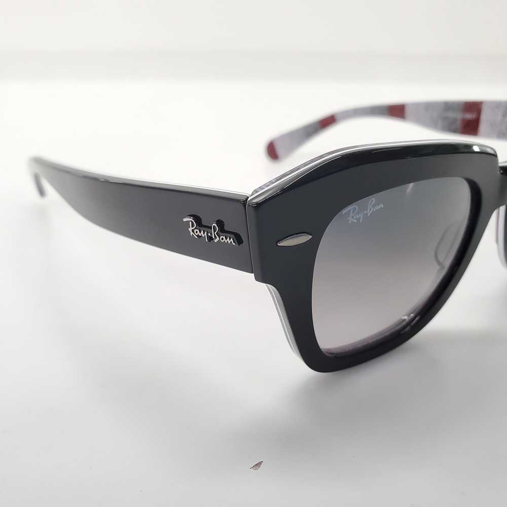 Ray-Ban RB2186 State Street 1318/3A Black on Chev… - image 5