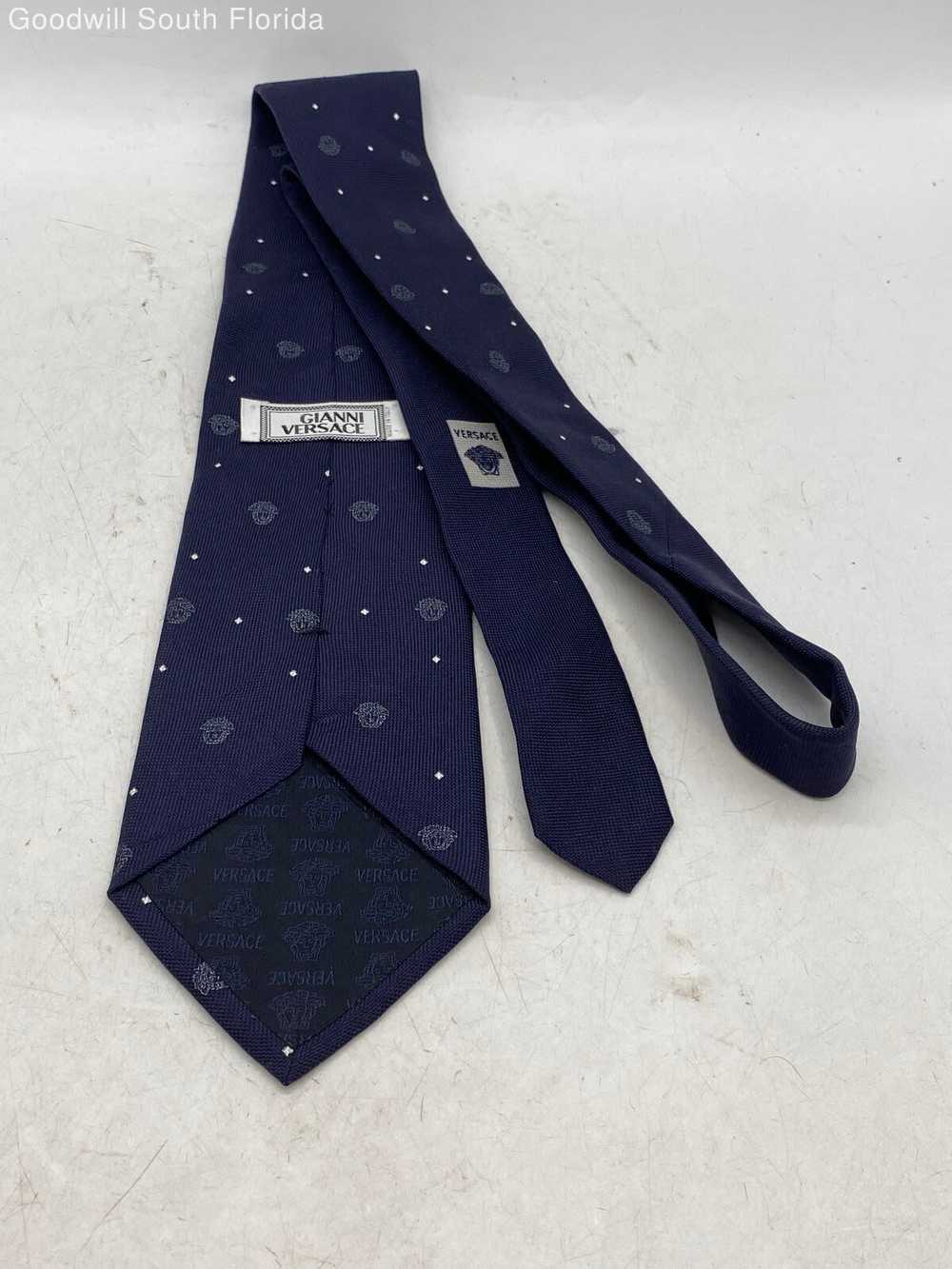 Authentic Gianni Versace Mens Dark Blue And Gray … - image 4