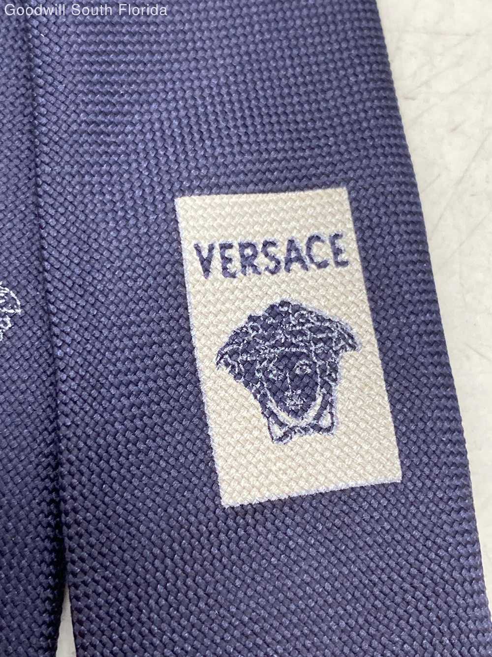Authentic Gianni Versace Mens Dark Blue And Gray … - image 7