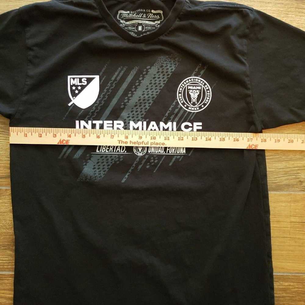 Inter Miami CF Shirt Mens Medium Black MLS Mitche… - image 5