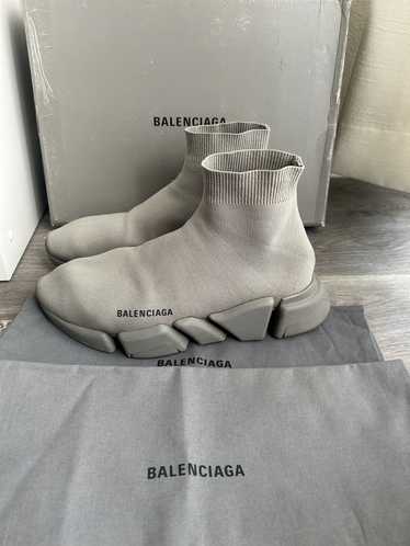 Balenciaga Grey Balenciaga Speed Trainers (Sock Sh