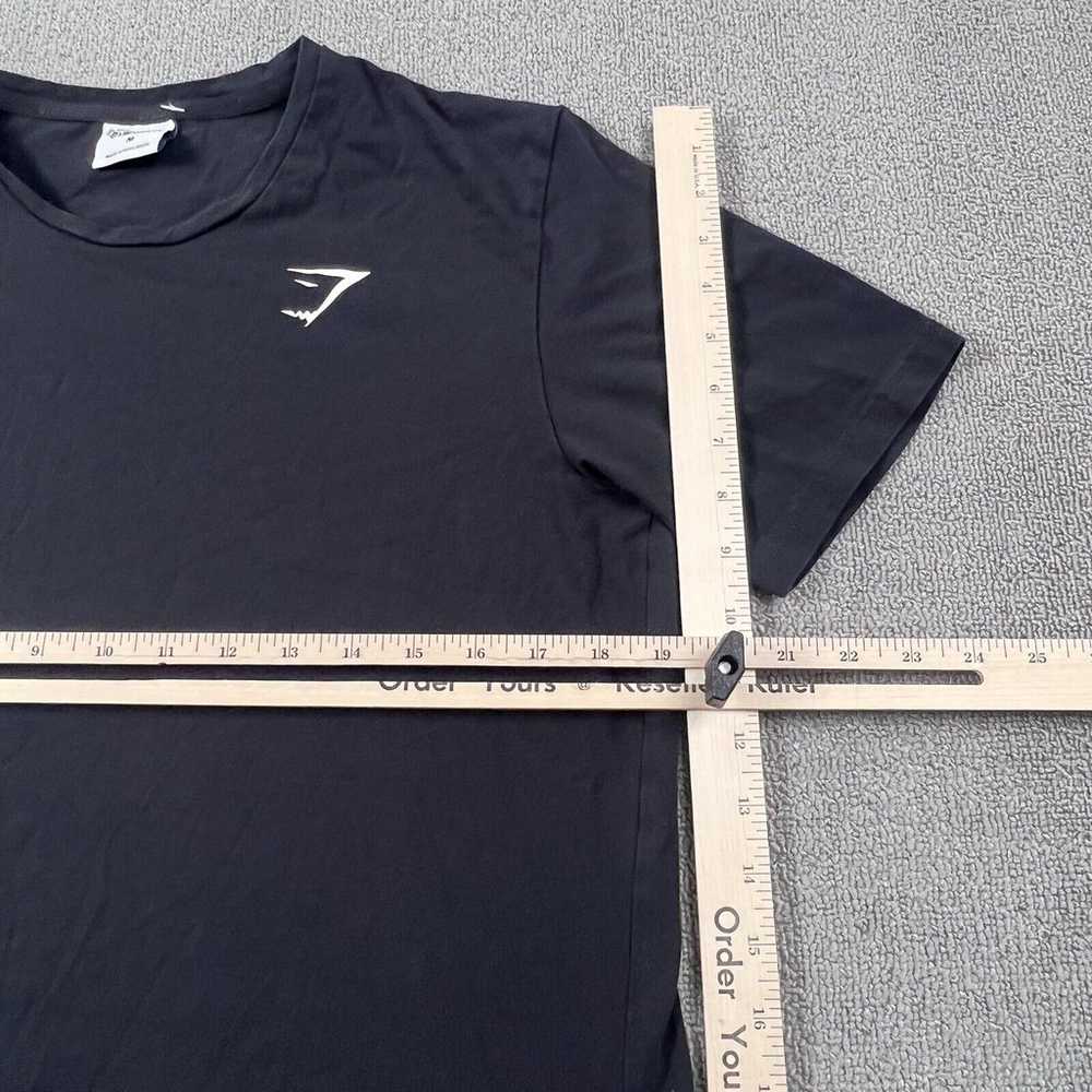 Gymshark Shirt Adult Medium Black Short Sleeve Ac… - image 10