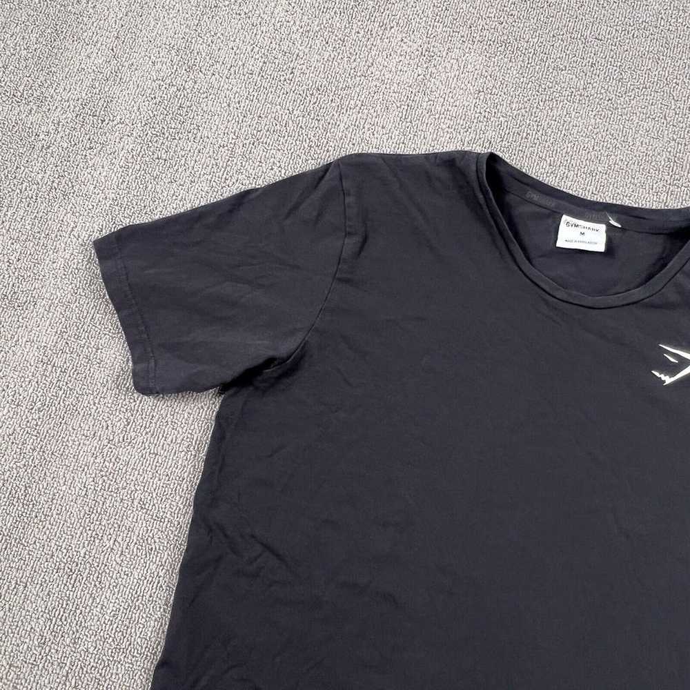 Gymshark Shirt Adult Medium Black Short Sleeve Ac… - image 2