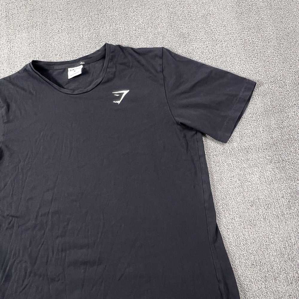 Gymshark Shirt Adult Medium Black Short Sleeve Ac… - image 3