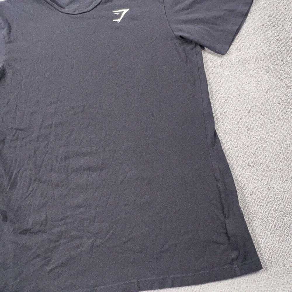 Gymshark Shirt Adult Medium Black Short Sleeve Ac… - image 4