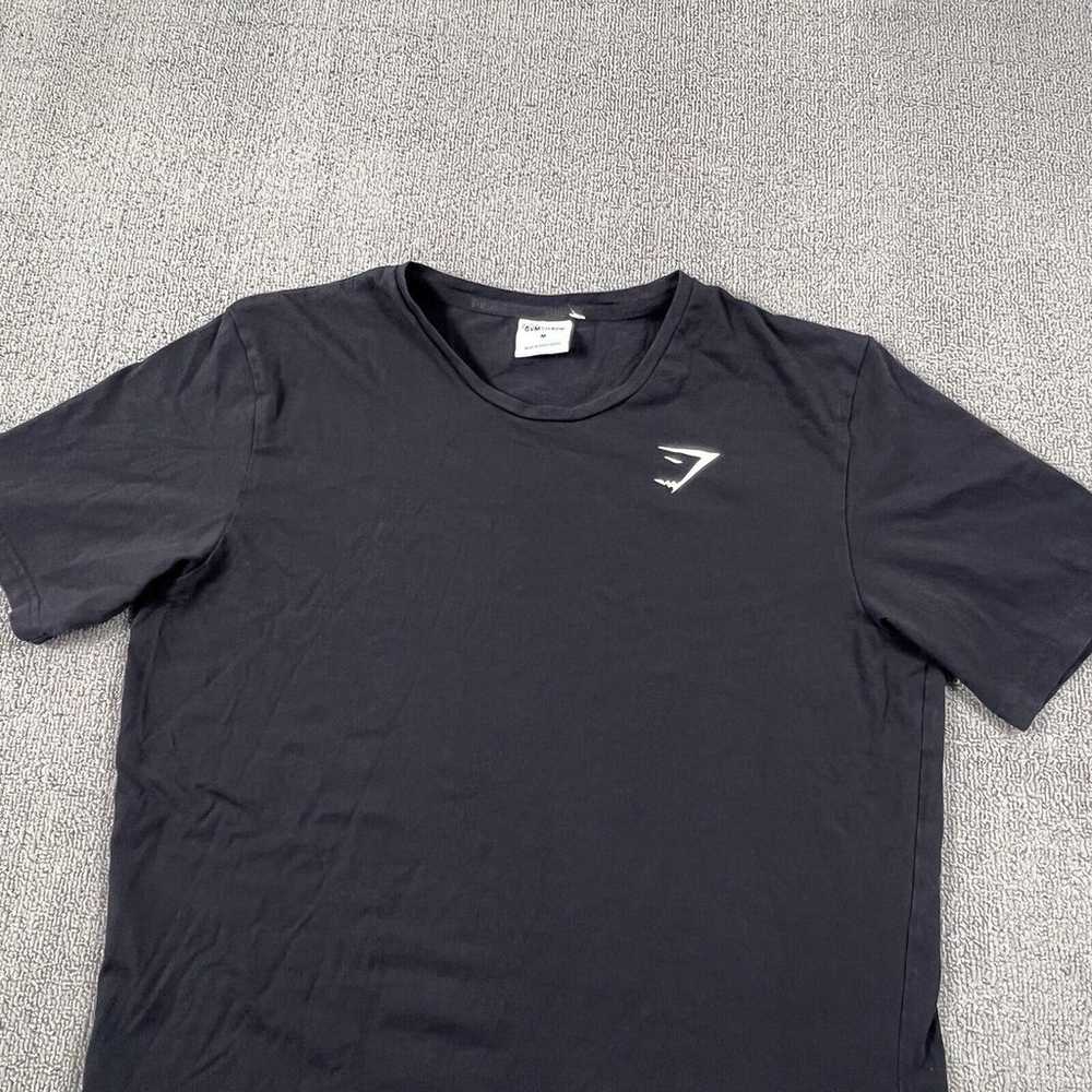 Gymshark Shirt Adult Medium Black Short Sleeve Ac… - image 7