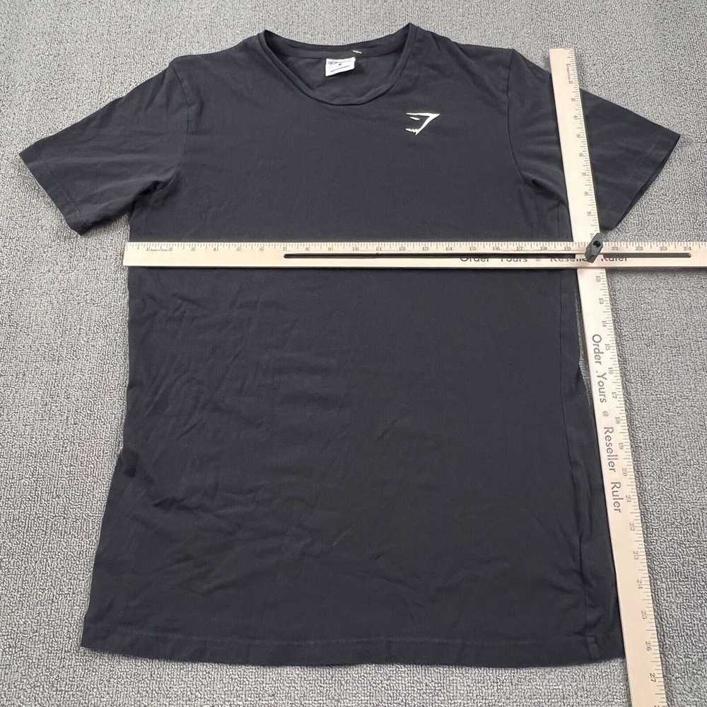 Gymshark Shirt Adult Medium Black Short Sleeve Ac… - image 9