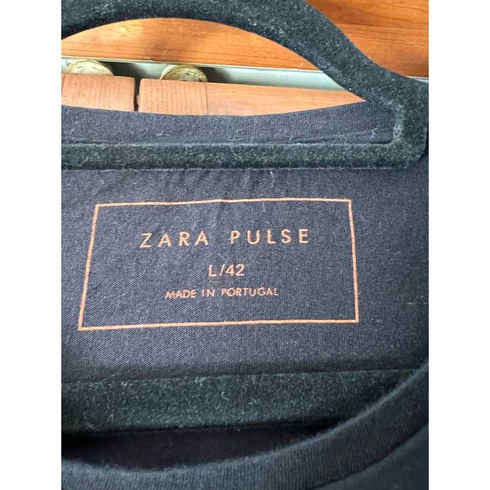 Zara Pulse Men's Round Neck Chest Pocket T Shirt … - image 4
