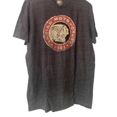 indian motorcycle lucky brand graphic t shirt