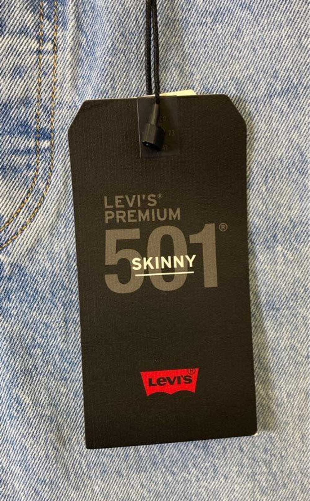 NWT Levi's Womens Blue Premium 501 Pockets High R… - image 3