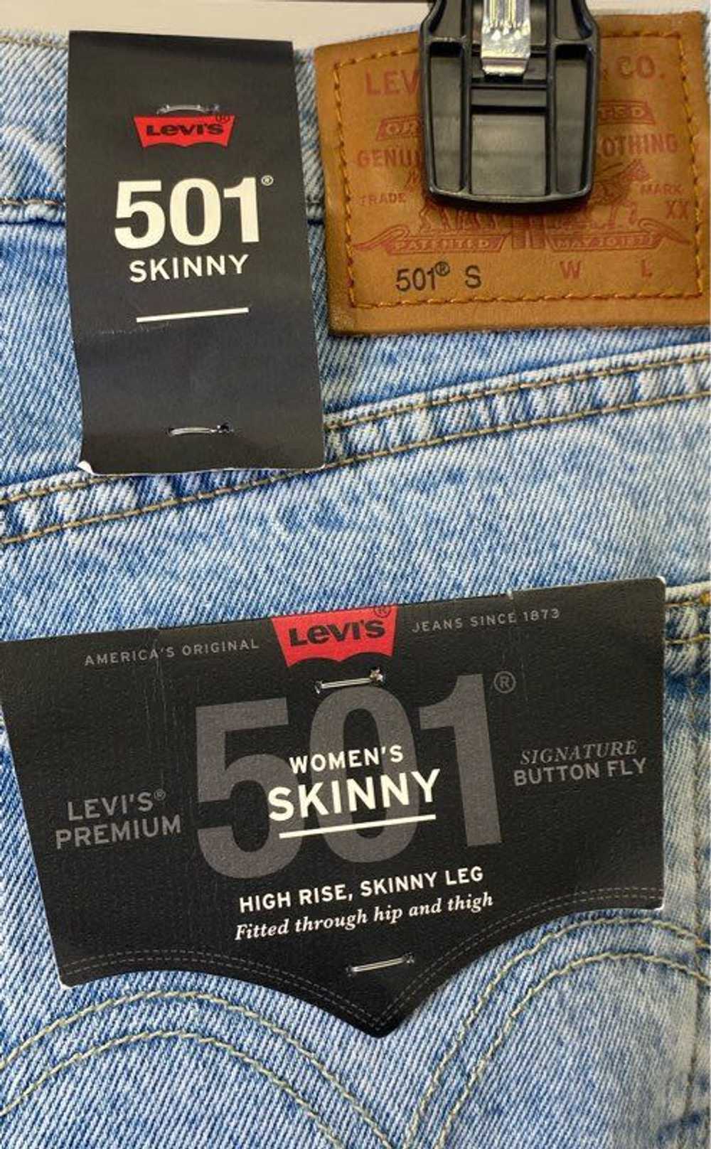 NWT Levi's Womens Blue Premium 501 Pockets High R… - image 5